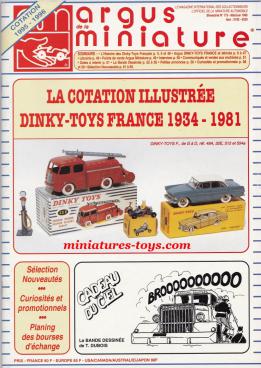La revue Argus de la miniatures Dinky Toys France de 1996