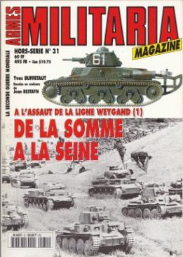 La revue Armes militaria n°31 sur la bataille de la Somme à la Seine en 1940