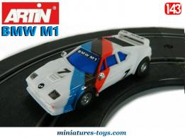 La BMW M1 blanche miniature pour circuit Artin by Jouef au 1/43e