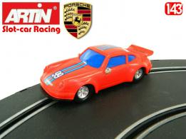 La Porsche 911 rouge miniature pour circuit Artin by Jouef au 1/43e