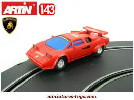 La Lamborghini Countach 5000 rouge en miniature pour circuit Artin au 1/43e