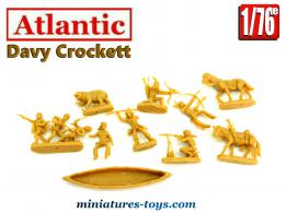 La vie de Davy Crockett en figurines Atlantic au 1/76e