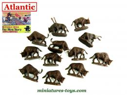 Le troupeau de bisons en miniatures par Atlantic au 1/76e