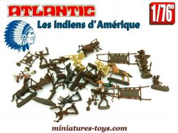 Les indiens du far West en figurines Atlantic au 1/76e