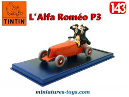Le bolide rouge de Tintin les cigares du pharaon en miniature Atlas au 1/43e
