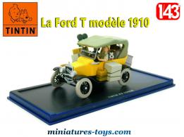 La Ford T miniature de Tintin au Congo par Atlas Belgique au 1/43e