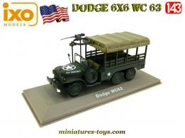 Le Dodge 6x6 WC 63 militaire en miniature par Ixo models et Atlas au 1/43e