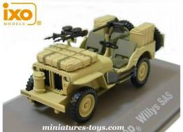 La Jeep Willys SAS desert en miniature d'Ixo Models au 1/43e