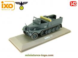 Le semi chenillé allemand SdKfz 11 miniature par Ixo Models et Atlas au 1/43e