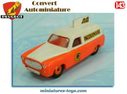 La Peugeot 403 Chocolat Pupier Jacquemaire Autominiature au 1/43e incomplète