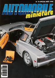 La revue Automobile Miniature n°75 paru en Août 1990