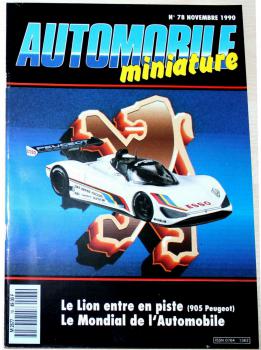La revue Automobile Miniature n°78 de Novembre 1990