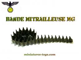 Une bande chargeur souple de mitrailleuse allemande MG42