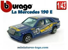 La Mercedes 190 E en miniature par Bburago au 1/43e