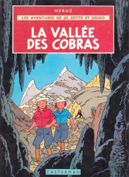 La BD Jo Zette La vallée des cobras parue chez Casterman en 1966