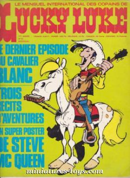 Le magazine de BD Lucky Luke n° 12 paru aux Editions Dargaud en 1975