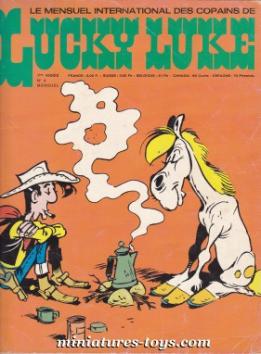 Le magazine de BD Lucky Luke n° 4 paru aux Editions Dargaud en 1974