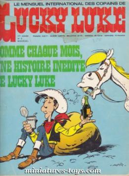 Le magazine de BD Lucky Luke n° 5 paru aux Editions Dargaud en 1974