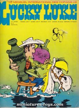 Le magazine de BD Lucky Luke n° 6 paru aux Editions Dargaud en 1974