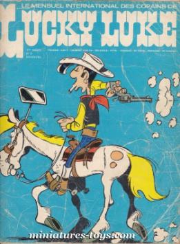 Le magazine de BD Lucky Luke n° 9 paru aux Editions Dargaud en 1974