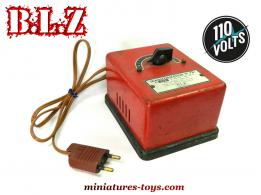 Le transformateur 125-20 Volts pour trains miniatures de BLZ France