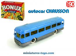 Un autocar Chausson en miniature par Cle pour Bonux au 1/90e