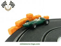Les 14 bottes de pailles bordure pour circuit de voitures de courses miniatures