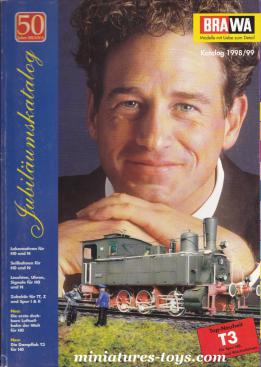 Le catalogue Brawa 1998 99 de trains et accessoires miniatures au HO N et Z