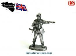 Le commando anglais de 1944 en figurine métal par Breizalu au 1/32e