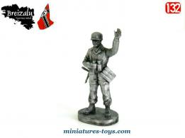 Le parachutiste allemand de 1944 en figurine métal par Breizalu au 1/32e