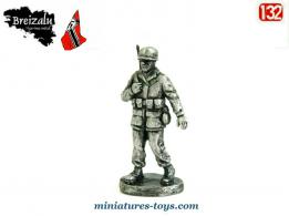 Le parachutiste allemand de 1944 en figurine métal par Breizalu au 1/32e