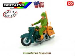 La moto militaire américaine en miniature par Britains au 1/32e
