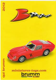 Le catalogue petit format de miniatures Brumm pour l'année 2012