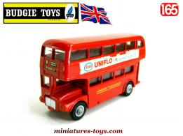 Le bus anglais AEC Routemaster à impérial en miniature Budgie Toy au 1/65e