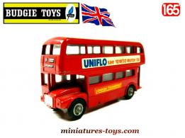 Le bus anglais AEC Routemaster à impérial en miniature de Budgie Toy au 1/65e