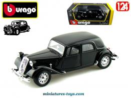 La Traction avant Citroën 15 cv 1938 miniature de Burago au 1/24e