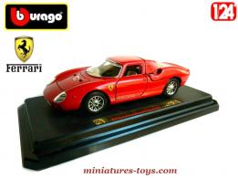 La Ferrari 250 Le Mans modèle 1965 en miniature de Burago au 1/24e