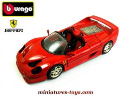 La Ferrari F50 miniature de Bburago au 1/18e incomplète