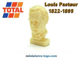 Le buste de Louis Pasteur distribué par Total en 1970