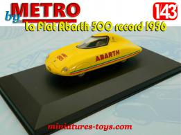 La Fiat Abarth 500 record 1956 en miniature par By Metro au 1/43e