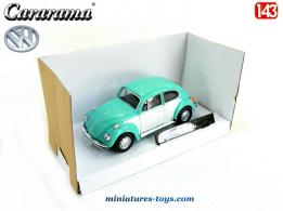 La Coccinelle Volkswagen turquoise par Cararama au 1/43e