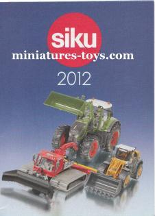 Le Catalogue Siku petit format de miniatures pour l'année 2012