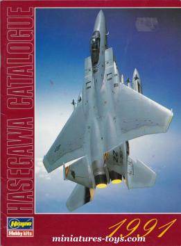 Le catalogue grand format 1991 de kits et maquettes Hasegawa