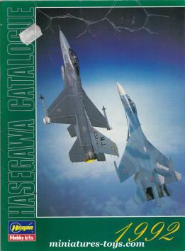 Le catalogue grand format 1992 de kits et maquettes Hasegawa