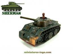 Le char Sherman en miniature taille crayon au 1/87e
