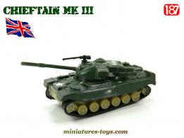 Le char anglais Chieftain Mk III en miniature au 1/87e