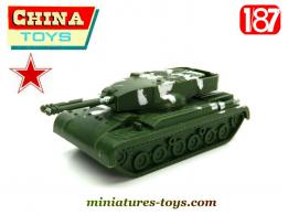 Le char chinois anti-aérien WZ111 miniature en plastique au 1/87e