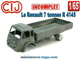 Le camion Renault 7 tonnes en miniature CIJ France au 1/65e incomplet