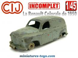 La Renault Colorale de 1950 en miniature par CIJ au 1/45e incomplète