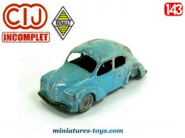La Renault 4cv miniature premiere version de 1949 par CIJ au 1/43e
